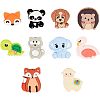 CHGCRAFT 10Pcs 10 Style Silicone Beads SIL-CA0001-27-1