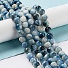 Natural Blue Ice Glacierite Stone Beads Strands G-G078-A01-01-2