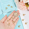 Beebeecraft 14Pcs Brass Charms KK-BBC0012-62-3