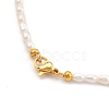 Moon Brass Pendant Necklaces NJEW-JN02972-01-3