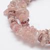 Natural Strawberry Quartz Beads Strands G-F521-16-3