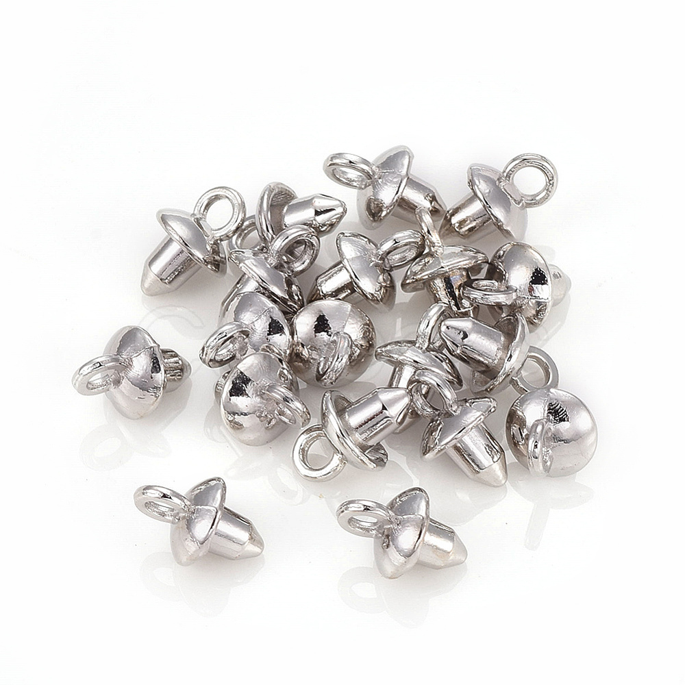 Cheap Alloy Cup Pearl Peg Bails Pin Pendants Online Store 