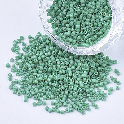 Baking Paint Cylinder Seed Beads SEED-Q036-02A-D04-1