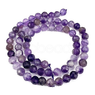 Natural Amethyst Beads Strands G-L581A-001A-1