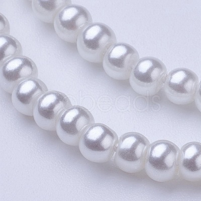 Glass Pearl Beads Strands HY-3D-B01-1