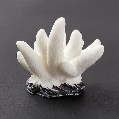 Resin Imitation Coral Ornaments DJEW-G026-07A-1