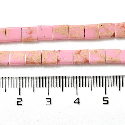 Synthetic Imperial Jasper Beads Strands G-F762-A08-01-1