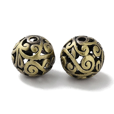 Tibetan Style Brass Beads KK-M284-54AB-1