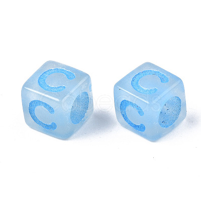 Luminous Transparent Acrylic Beads X-LACR-N001-59-1