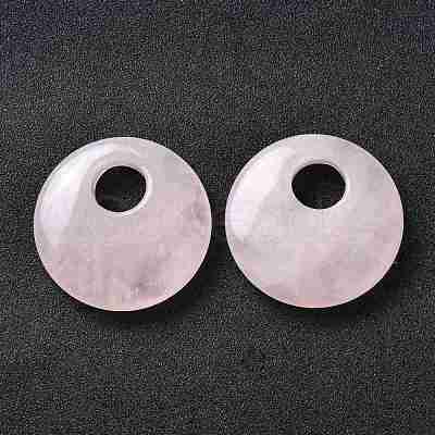 Natural Rose Quartz Pendants G-F708-05G-1