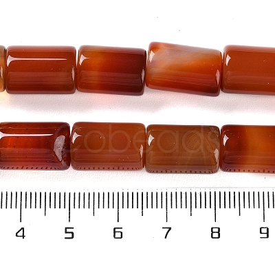 Natural Red Agate Beads Strands G-NH0019-A03-04-1