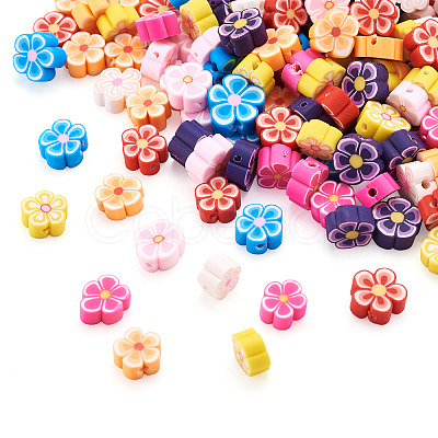 Fashewelry 200Pcs 8 Colors Handmade Polymer Clay Beads CLAY-FW0001-03-1