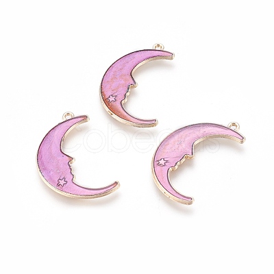 Alloy Enamel Pendants X-ENAM-O027-03C-1