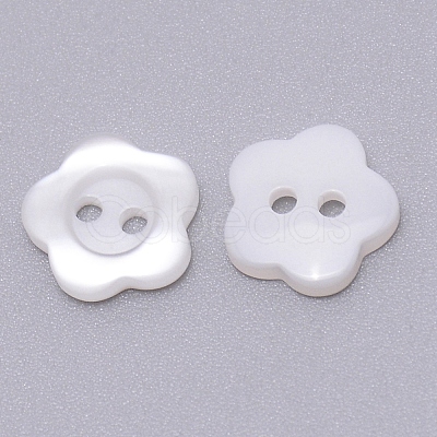 Resin Button RESI-WH0024-53-1