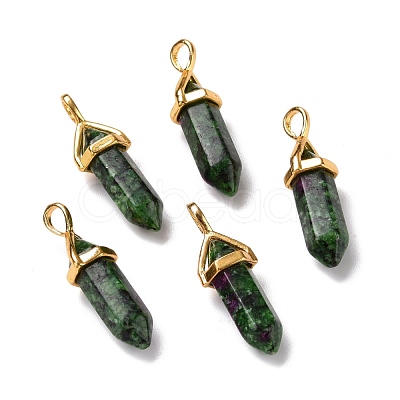 Natural Ruby in Zoisite Pointed Pendants G-K329-47G-1