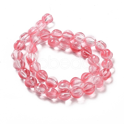 Transparent Glass Beads Strands GLAA-F114-02B-09-1