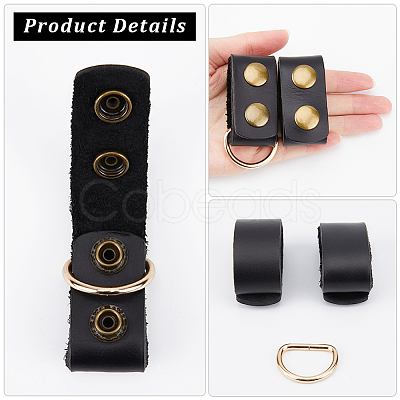 Gorgecraft 2Pcs Tactical Double Snap Belt Keepers FIND-GF0005-54LG-1