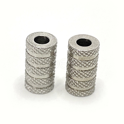 Tarnish Resistant 304 Stainless Steel Tube Beads STAS-G161-11P-1