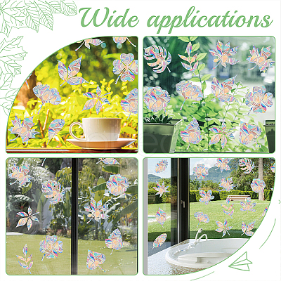 PVC Glass Stickers DIY-WH0004-15-1