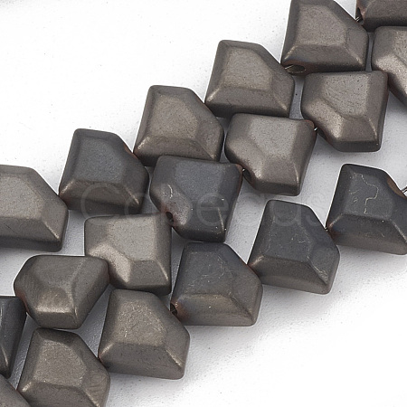 Electroplate Non-magnetic Synthetic Hematite Beads Strands G-T061-113A-1