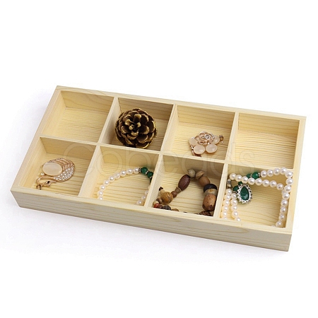 Wooden Storage Box AJEW-M210-01B-1