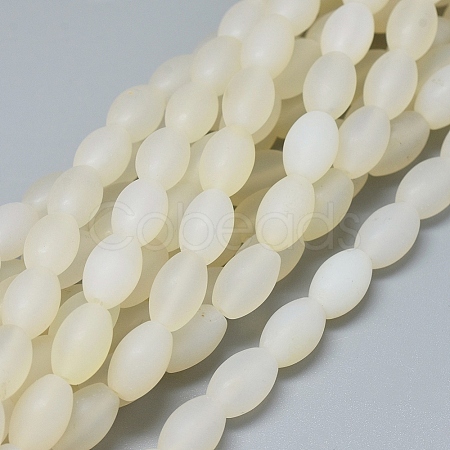 Frosted Natural Agate Beads Strands G-D0005-16-1
