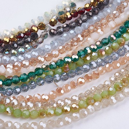 Glass Beads Strands EGLA-F120-M01-1