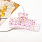 Plastic Claw Hair Clips for Women Girls, Flower, 85x48x40mm