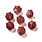 Transparent Glass Beads, Gradient Color, Dragon, Dark Red, 13.5x13x12.5mm, Hole: 1mm