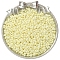 Baking Paint Glass Seed Beads, Round Hole, Peanut, Champagne Yellow, 6x4mm, Hole: 1mm, about 100pcs/set