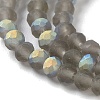 Imitation Jade Glass Beads Strands EGLA-A034-T2mm-MB16-4