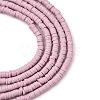 Handmade Polymer Clay Beads Strands CLAY-R089-4mm-Q087-2