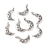 Tibetan Style Alloy Pendants X-TIBEP-S299-27AS-RS-3