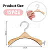 SUPERFINDINGS 12Pcs Wood Doll Hangers DIY-FH0006-63A-2