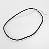 Cowhide Leather Cord Necklace Making NJEW-JN01256-02-2