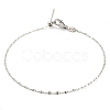 304 Stainless Steel Add a Bead Adjustable Link Chains Bracelets for Women BJEW-M307-01F-P-1
