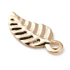 Brass Charms X-KK-Y003-11G-4