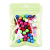 Macaron Color Plastic Yin-yang Zip Lock Bags OPP-N001-01E-06-3