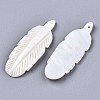 Natural Freshwater Shell Pendants SHEL-R113-11-2