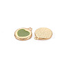 Brass Enamel Charms KK-S356-668G-NF-3