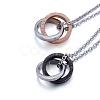 Fashewelry Stainless Steel Pendant Necklaces NJEW-FW0001-01M-3