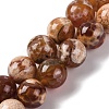 Natural Fire Crackle Agate Beads Strands G-G163-A01-04-1