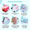 DIY 5D Diamond Painting Halloween Canvas Kits DIY-P060-01-6