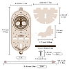 CREATCABIN DIY Pendulum Divination Making Kit DIY-CN0002-08A-2