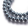 Glass Pearl Beads Strands HY-8D-B19-3