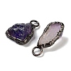 Natural Amethyst Big Pendants G-A221-07-2