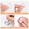 CHGCRAFT DIY Rectangle Drop Earrings Making Kit DIY-CA0004-05-6