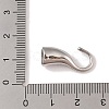 Non-Tarnish 304 Stainless Steel Hook Clasps STAS-C109-23P-02-3