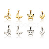 Fashewelry 8Pcs 8 Style 304 Stainless Steel Charms STAS-FW0001-16-2