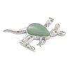 Natural Green Aventurine Pendants G-A176-A02-3